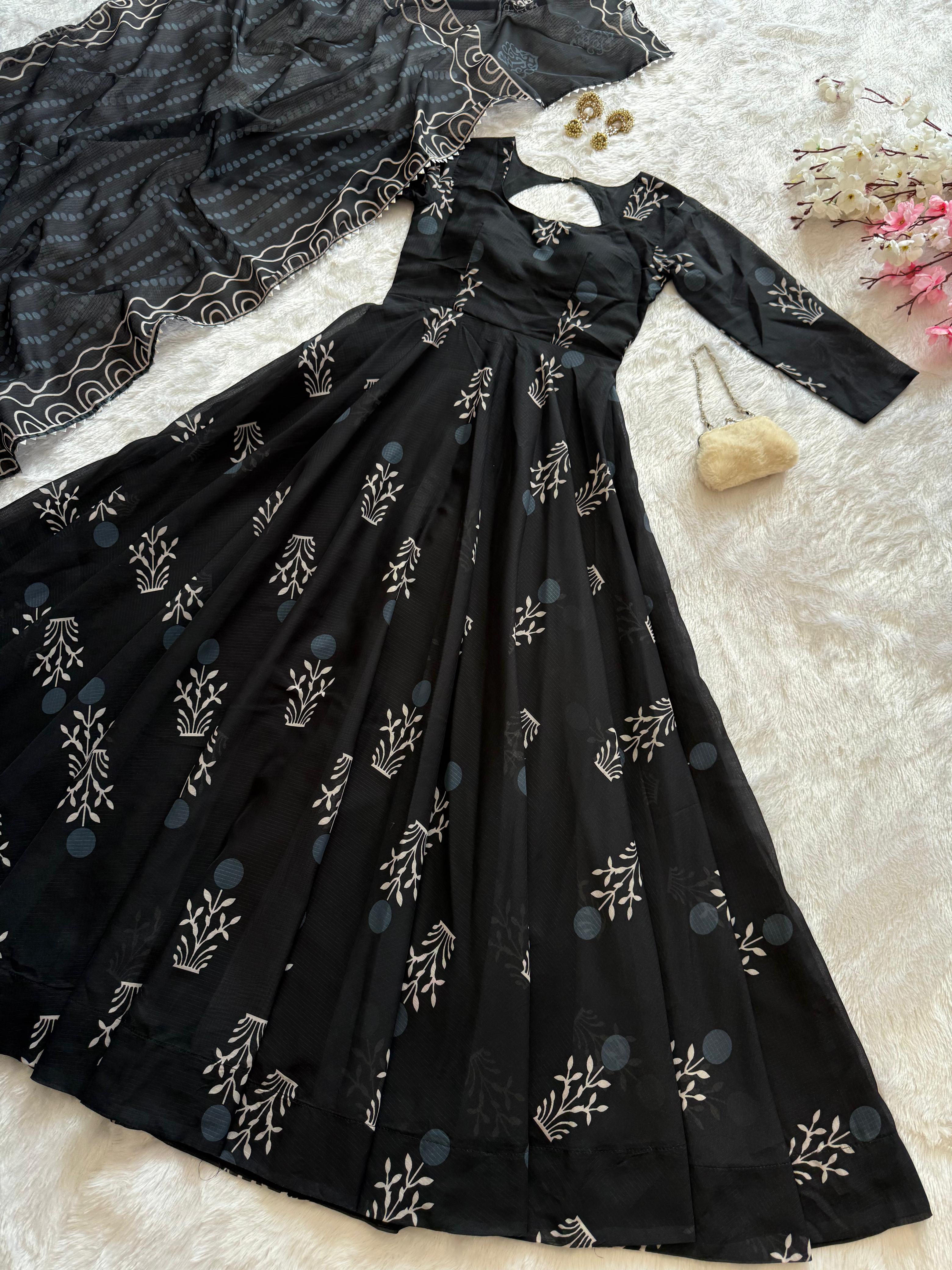 Exclusive Anarkali gown Design