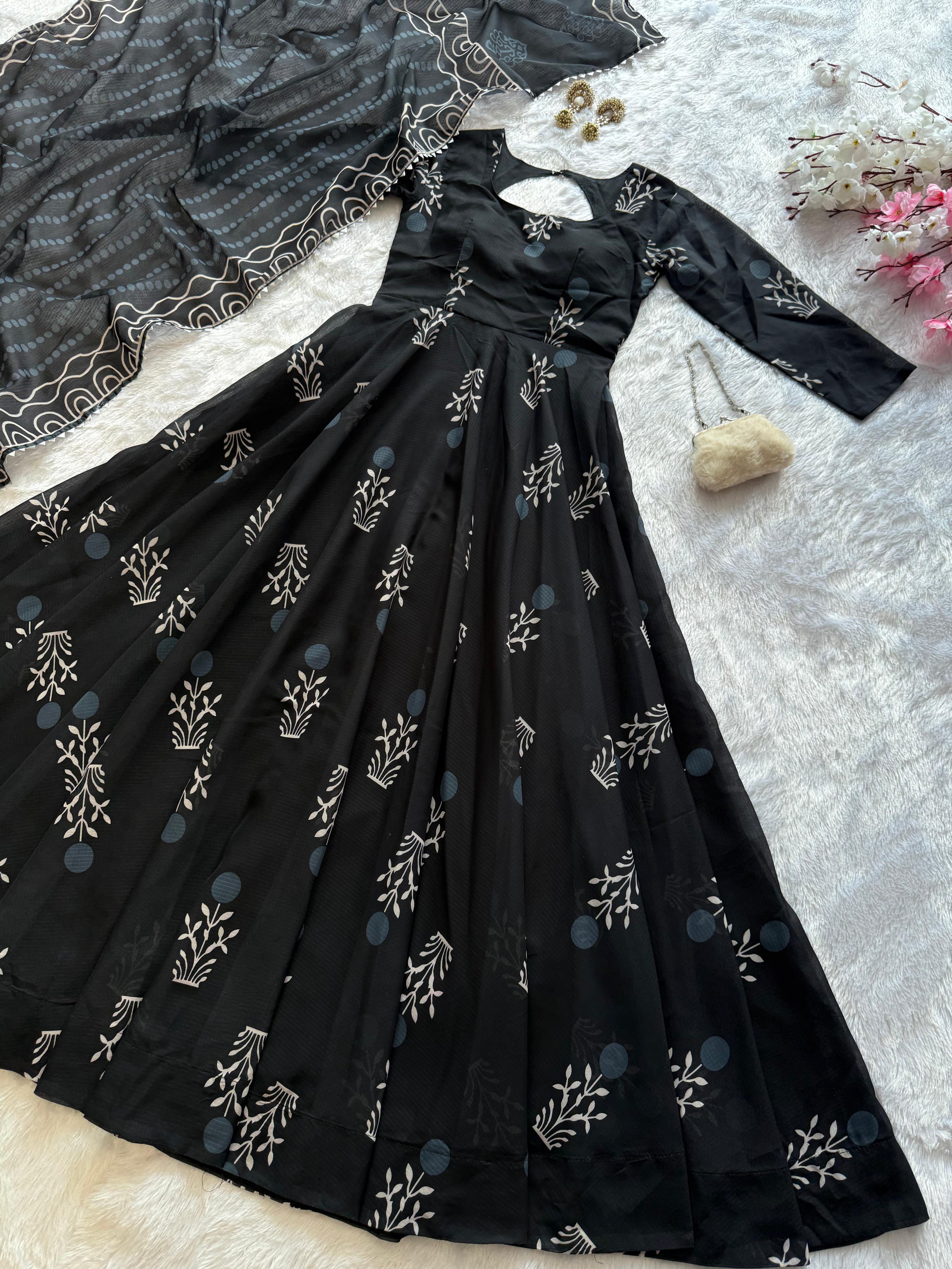 Exclusive Anarkali gown Design