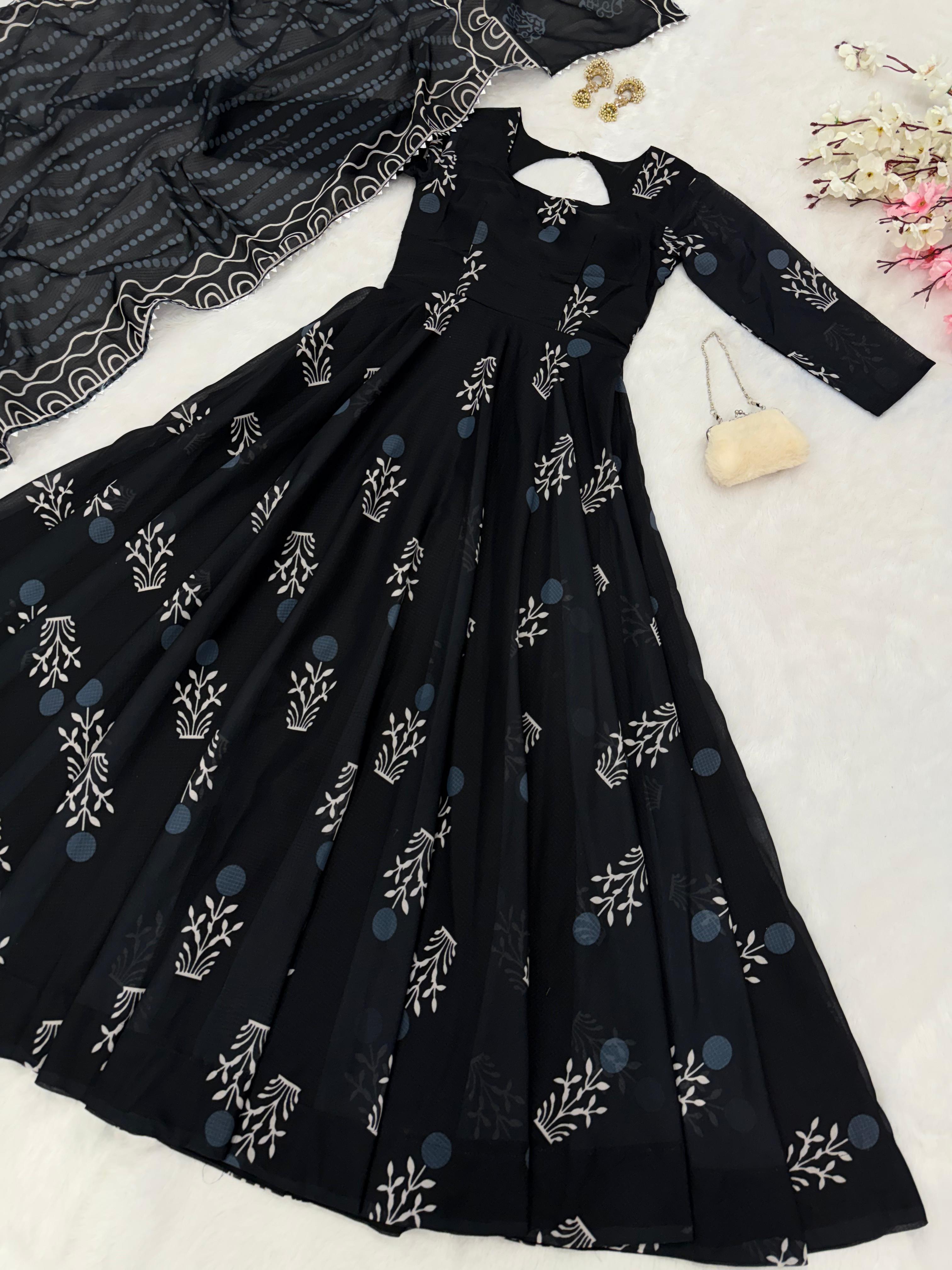 Exclusive Anarkali gown Design