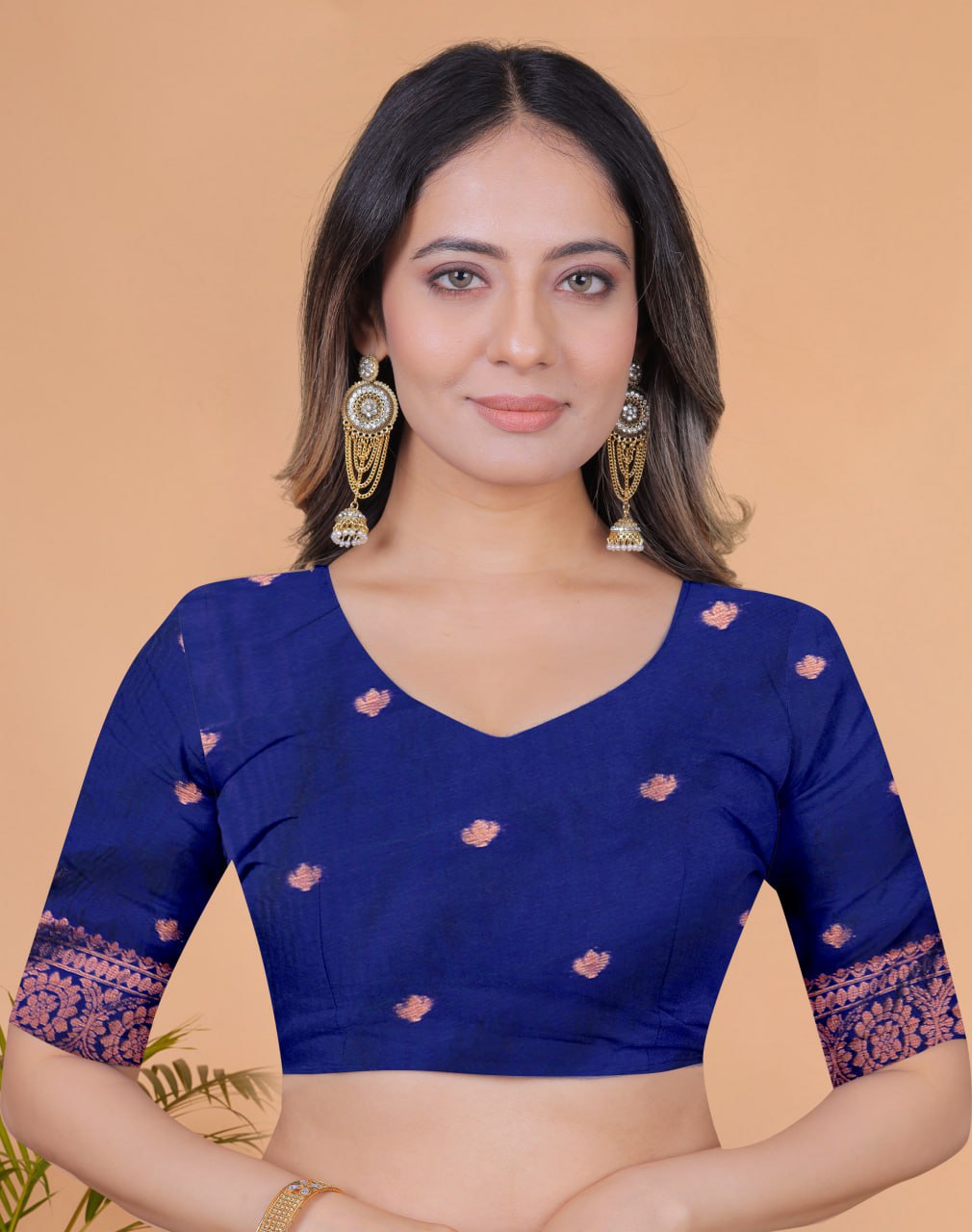 Emerald Twilight Banarasi Silk Saree