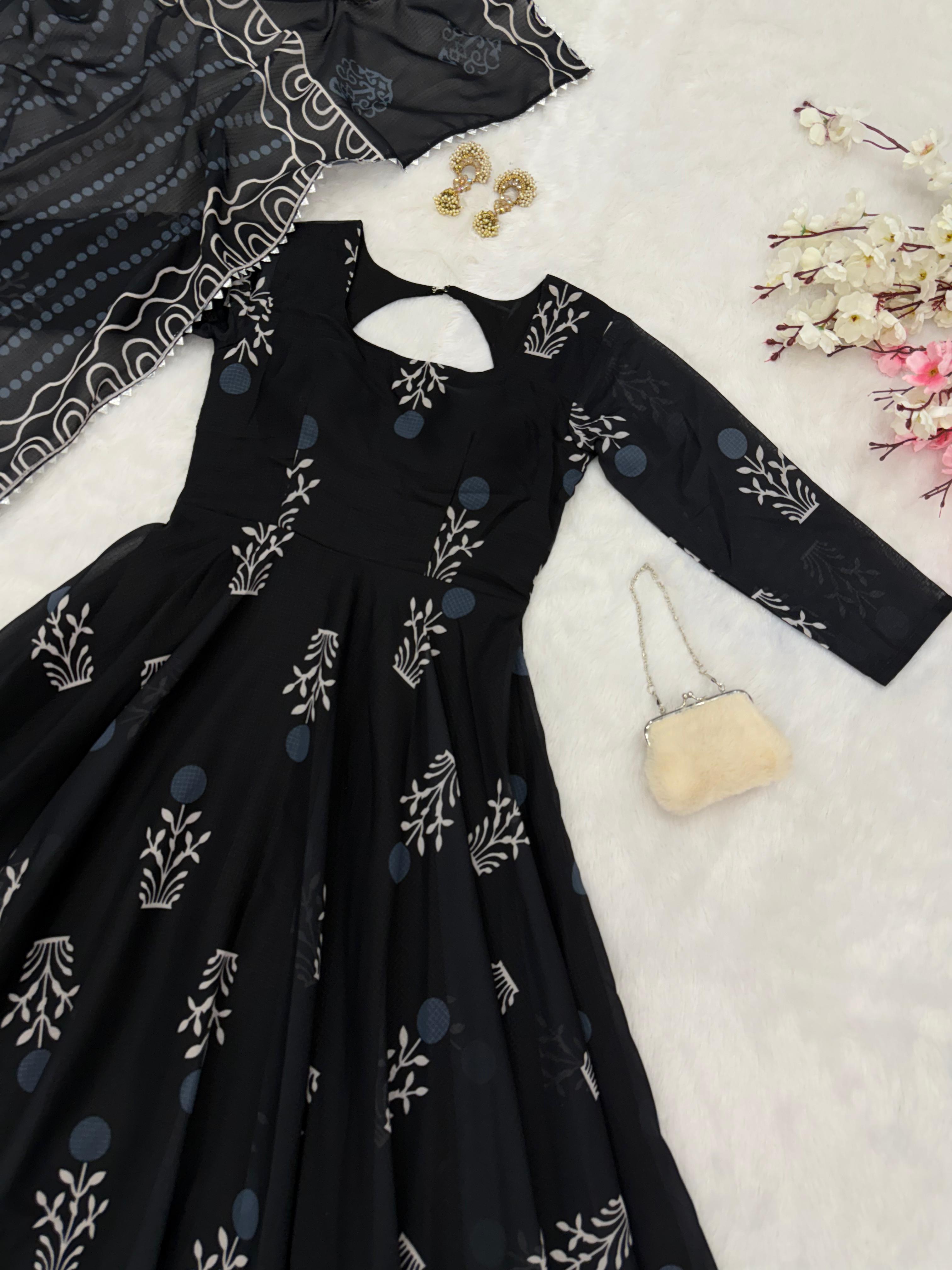 Exclusive Anarkali gown Design