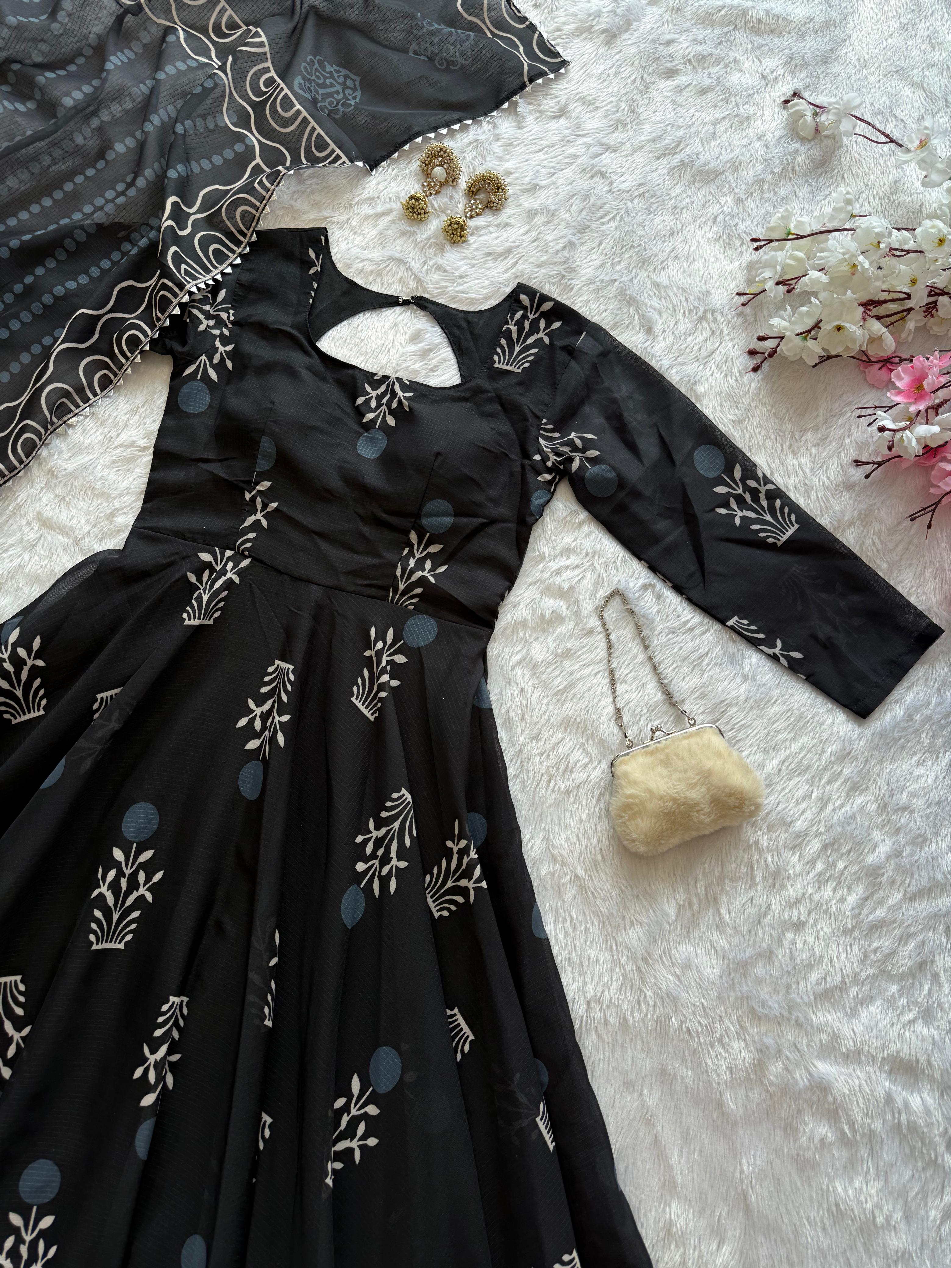 Exclusive Anarkali gown Design