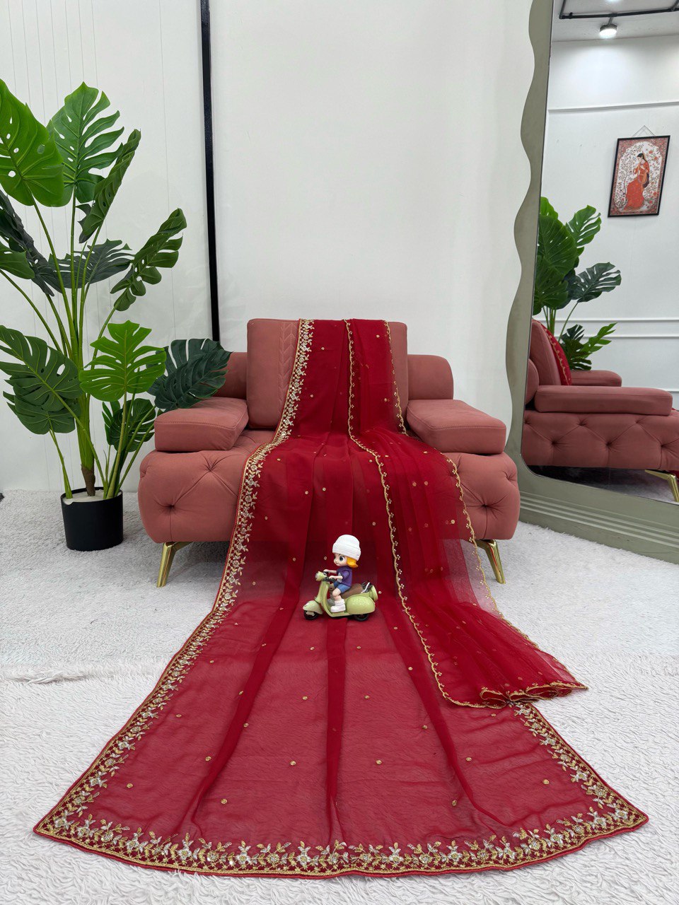 Looking some one for this same colour beautiful Designer Saree