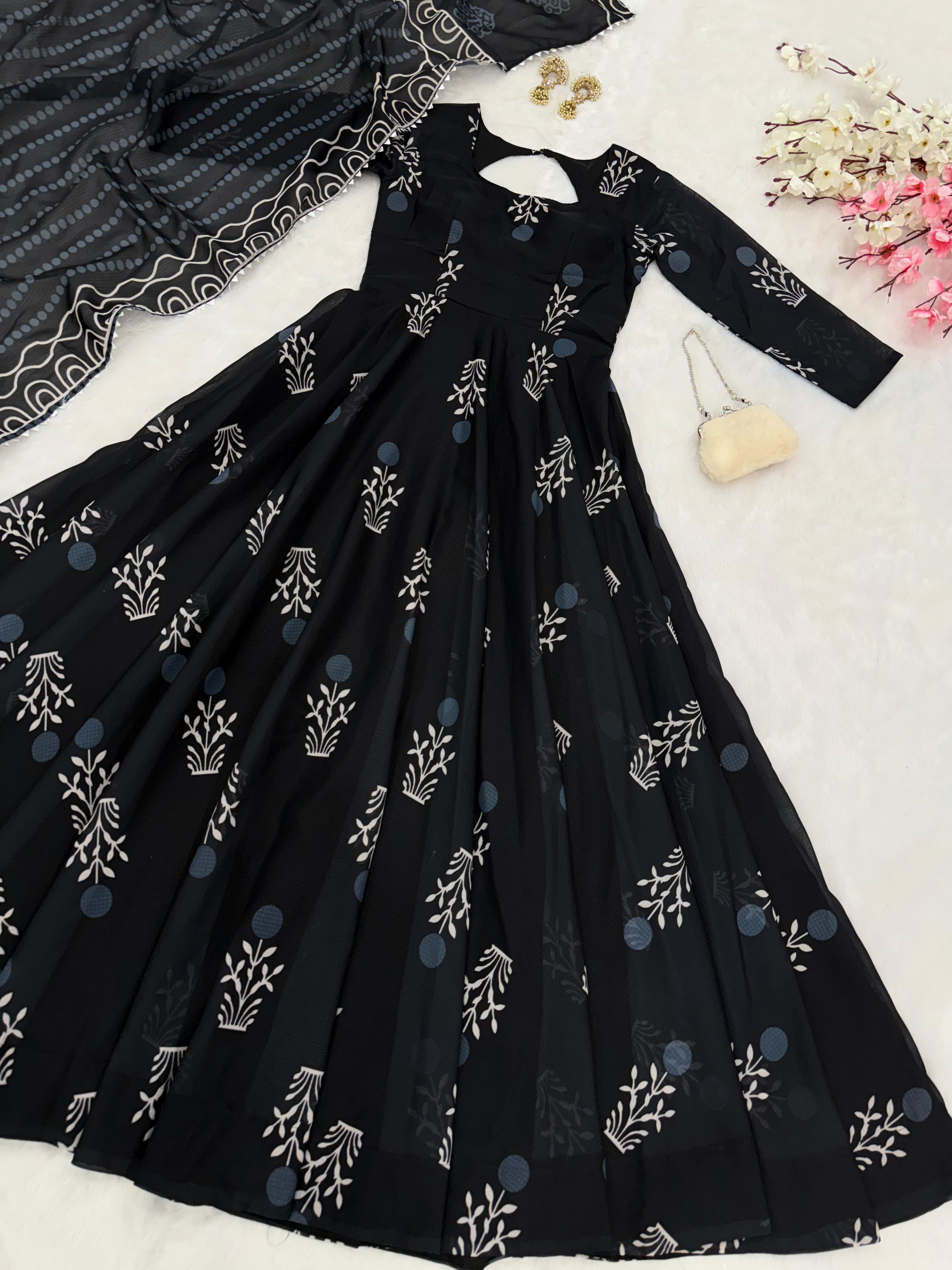 Exclusive Anarkali gown Design